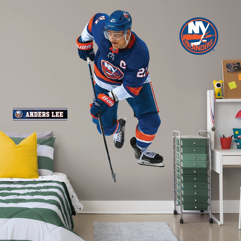 Anders Lee – RealBig Collection – Official NHL – New York Islanders – Reusable Vinyl Wall Decals