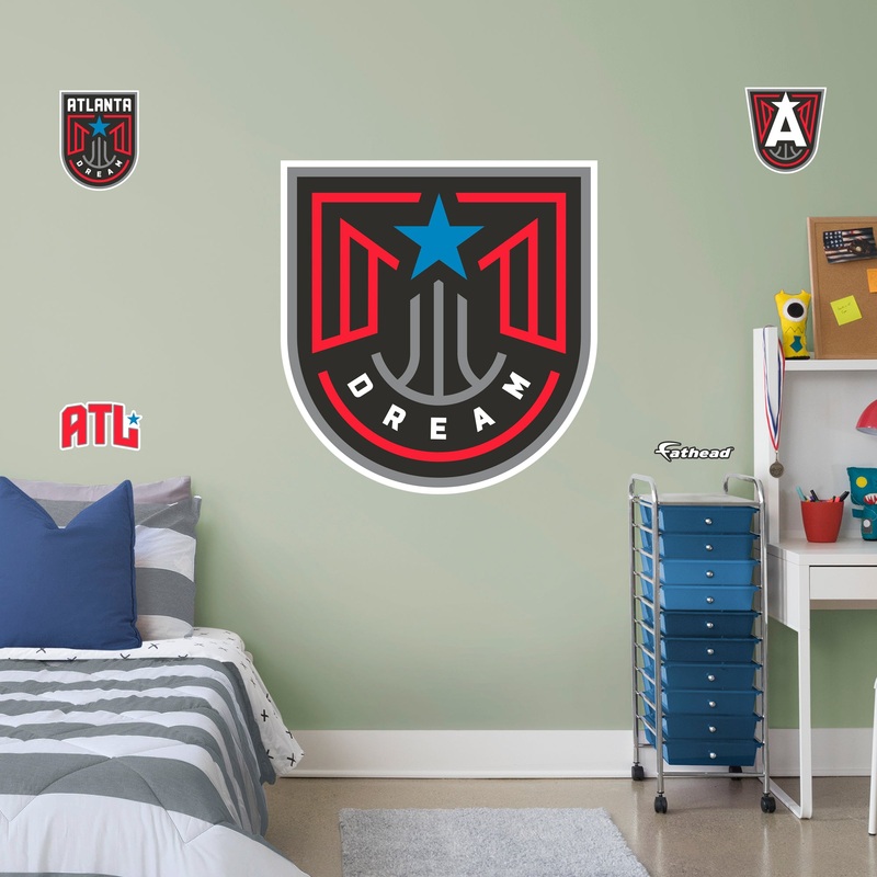 Atlanta Dream: Logo – Officially Licensed WNBA Removable Wall Decal
