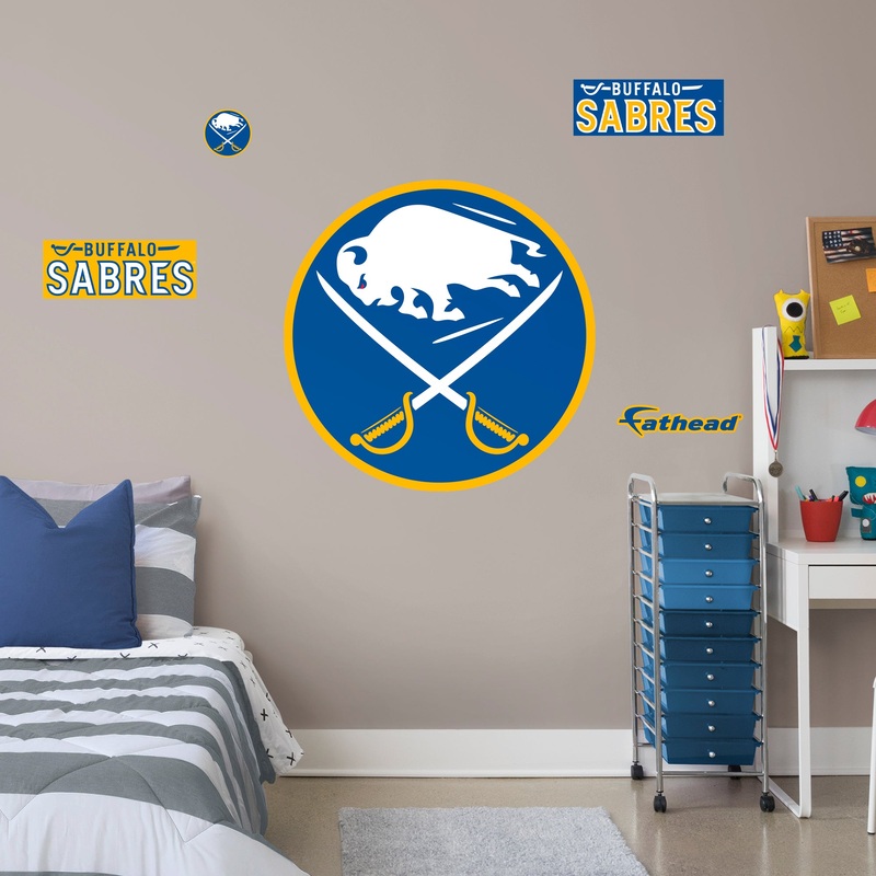 Buffalo Sabres – RealBig Logo Collection – Official NHL – Buffalo Sabres – Reusable Vinyl Wall Decals