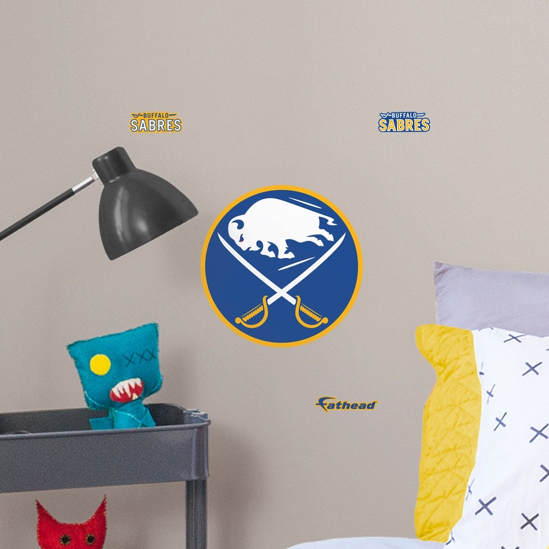 Buffalo Sabres – RealBig Logo Collection – Official NHL – Reusable Vinyl Wall Decals #1