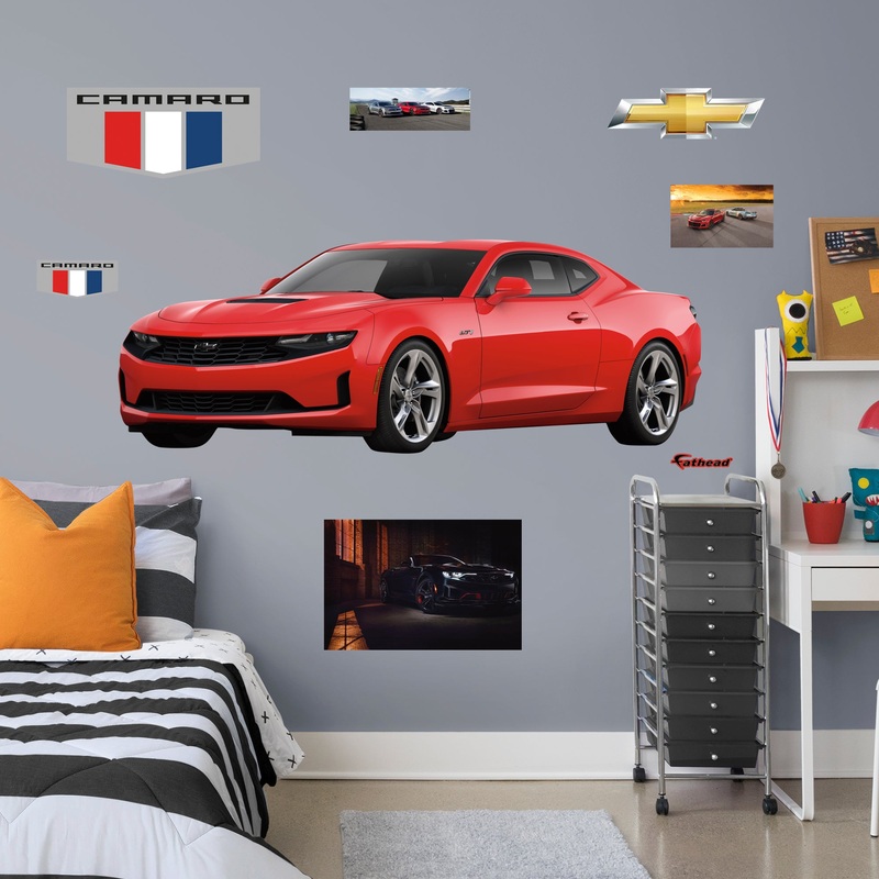 Chevrolet Red Camaro: Officially Licensed GM Removable Wall Decal