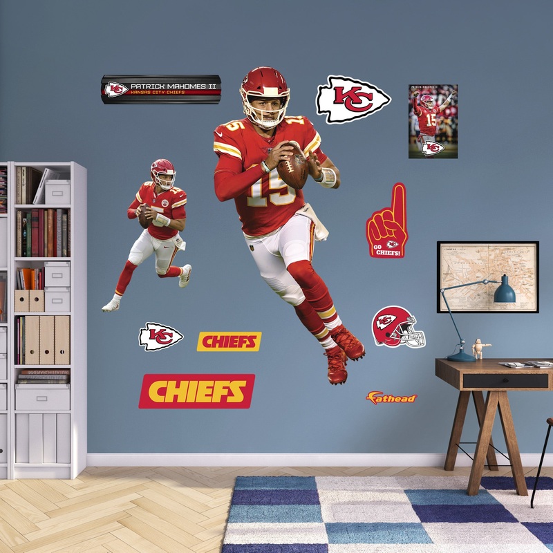 Patrick Mahomes II – RealBig Collection – Official NFL – Kansas City Chiefs – Reusable Vinyl Wall Decals #2