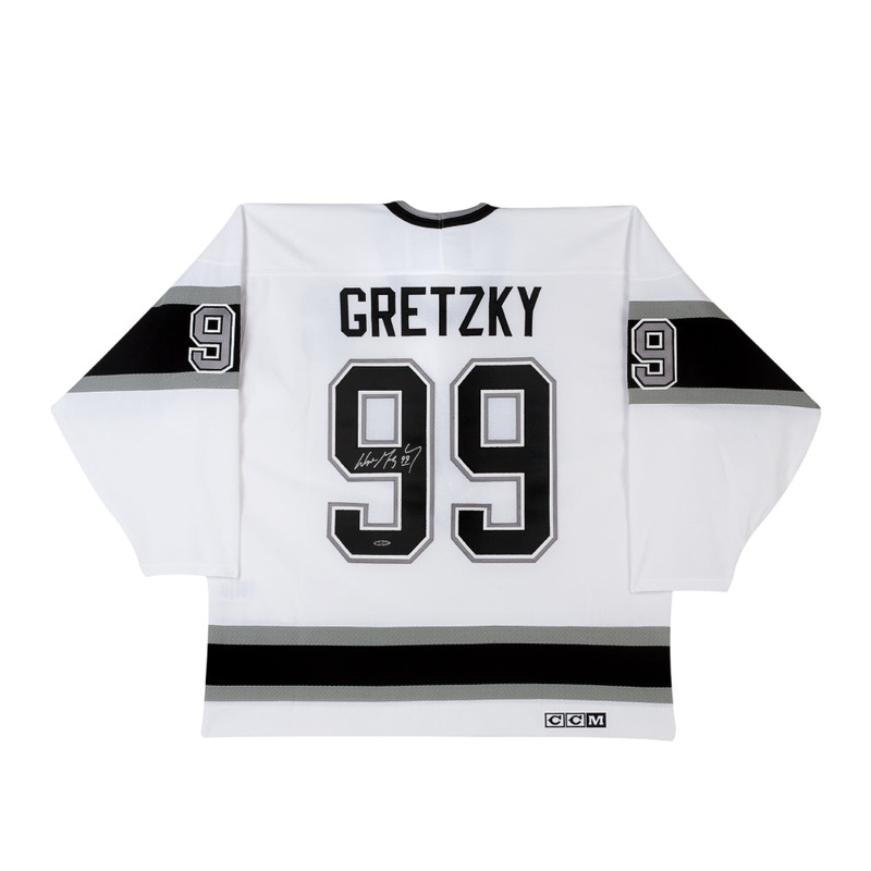 Wayne Gretzky White Los Angeles Kings Replica Ccm Jersey