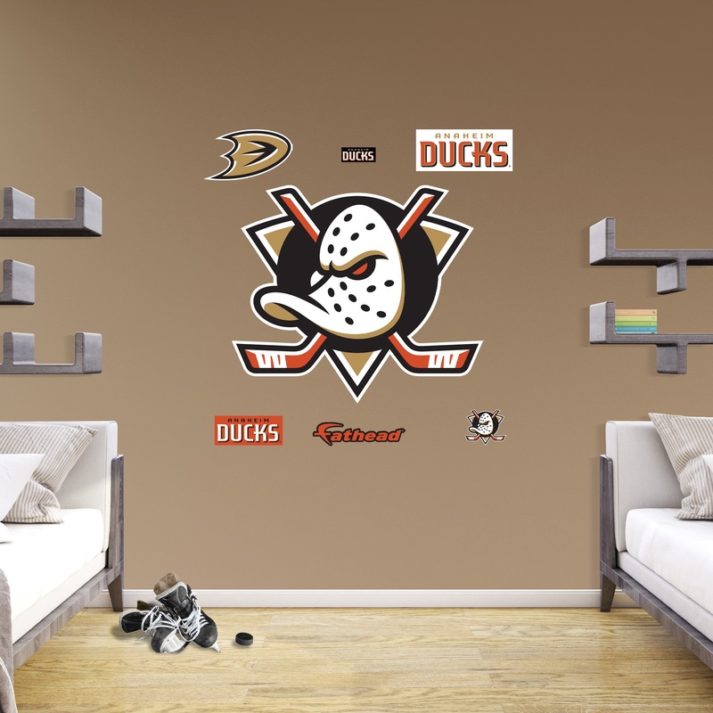 Anaheim Ducks – RealBig Logo Collection – Official NHL – Reusable Vinyl Wall Decals