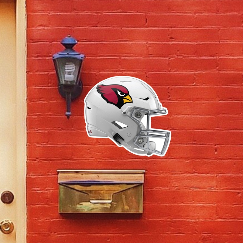 Arizona Cardinals – Helmet – Outdoor Wall Decals – Official NFL – Scratch Resistant Alumigraphics Smooth #2
