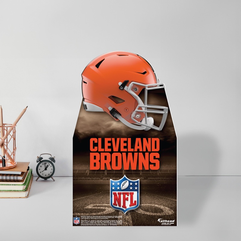Cleveland Browns Helmet – Mini Stand Out – Official NFL – Cardstock Cutout