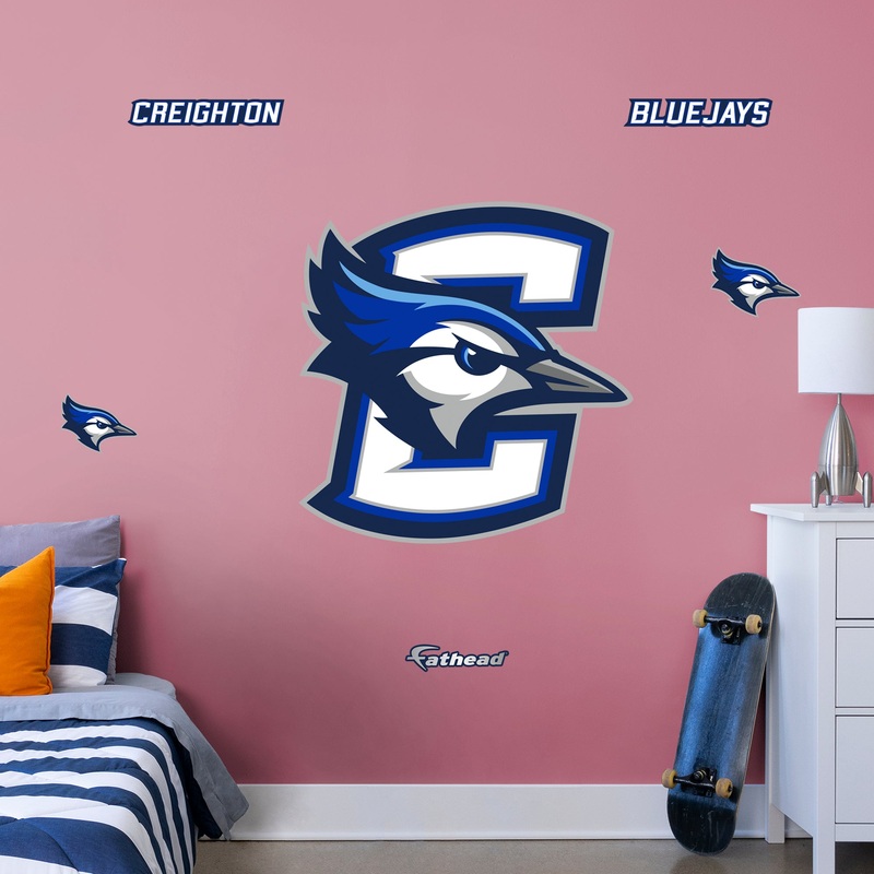 Creighton Bluejays – RealBig Logo Collection – Official NCAA – Reusable Vinyl Wall Decals