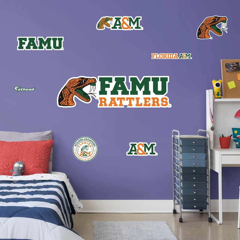 Florida A&M University – RealBig Collection – Official NCAA – Reusable Vinyl Wall Decals