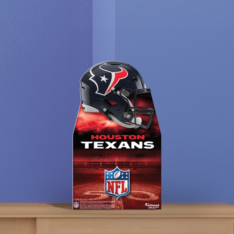 Houston Texans Helmet – Mini Stand Out – Official NFL – Cardstock Cutout