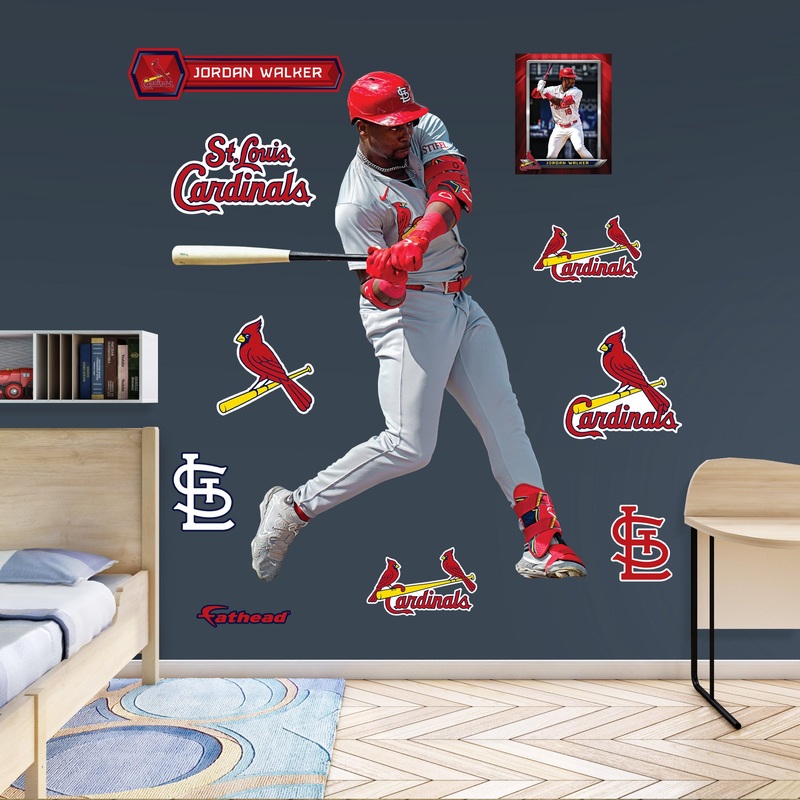 Jordan Walker – RealBig Collection – Official MLB – St. Louis Cardinals – Reusable Vinyl Wall Decals