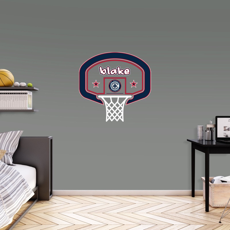 NBA Los Angeles Clippers: Backboard Personalized Name PREMASK        –   Removable     Adhesive Decal