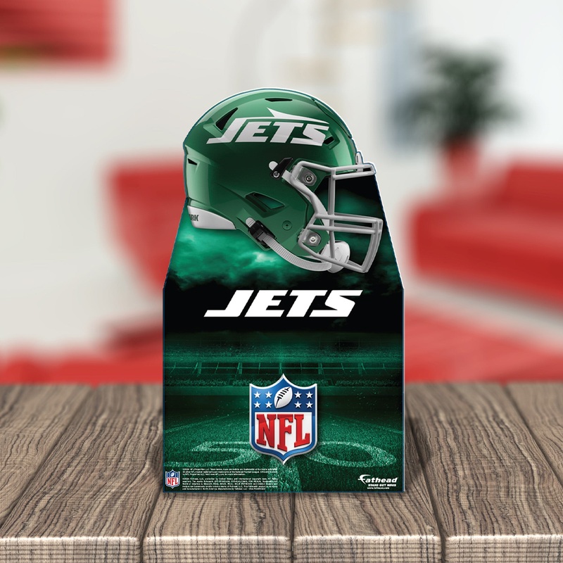 New York Jets Helmet – Mini Stand Out – Official NFL – Cardstock Cutout