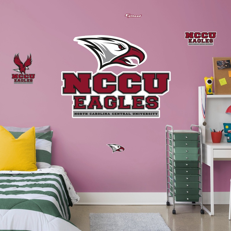 North Carolina Central University – RealBig Collection – Official NCAA – Reusable Vinyl Wall Decals