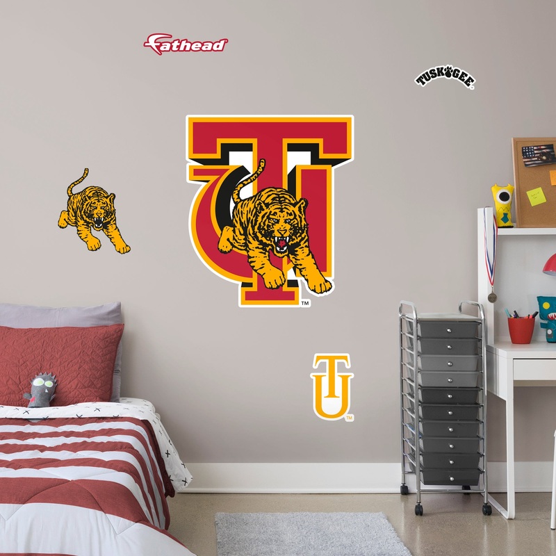 Tuskegee University – RealBig Logo Collection – Official NCAA – Reusable Vinyl Wall Decals #1