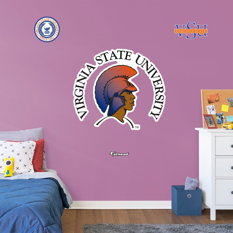 Virginia State University – RealBig Collection – Official NCAA – Reusable Vinyl Wall Decals