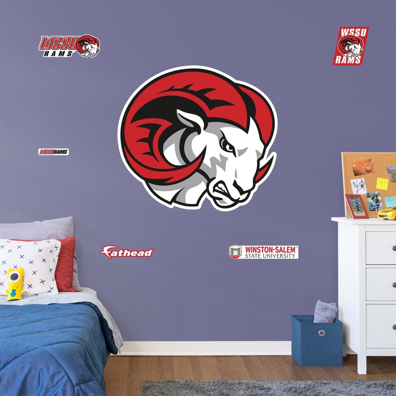 Winston-Salem State University – RealBig Collection – Official NCAA – Reusable Vinyl Wall Decals