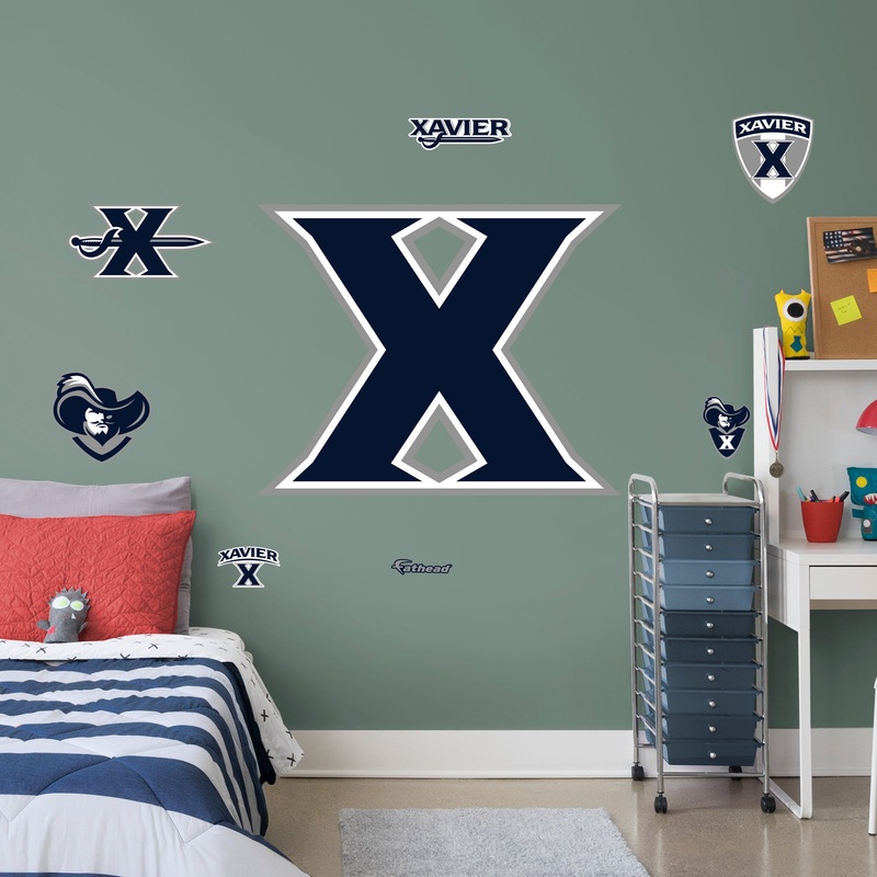 Xavier Musketeers – RealBig Logo Collection – Official NCAA – Xavier Musketeers – Reusable Vinyl Wall Decals #2