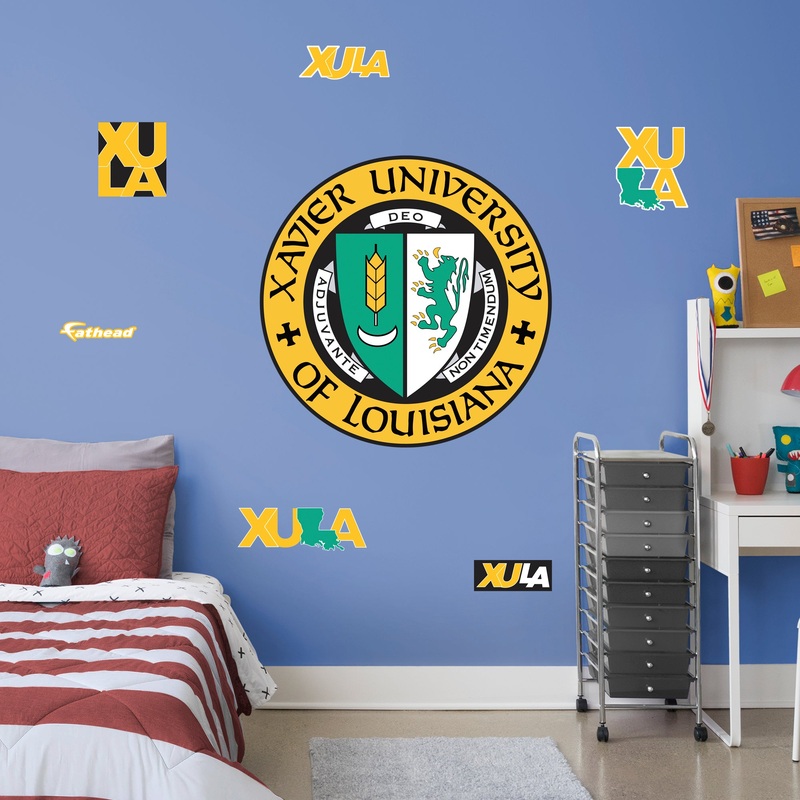 Xavier University of Louisiana – RealBig Collection – Official NCAA – Reusable Vinyl Wall Decals