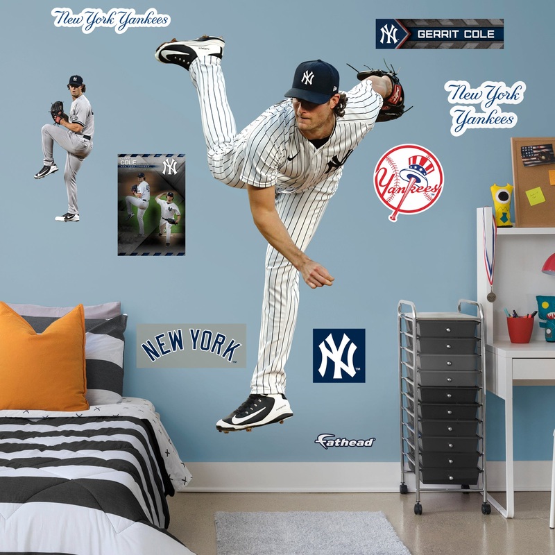 Gerrit Cole – RealBig Collection – Official MLB – New York Yankees – Reusable Vinyl Wall Decals #1