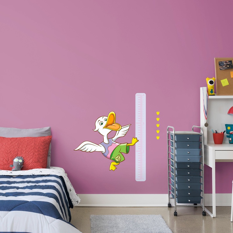 Growth Chart Duck  – Removable Wall Decal