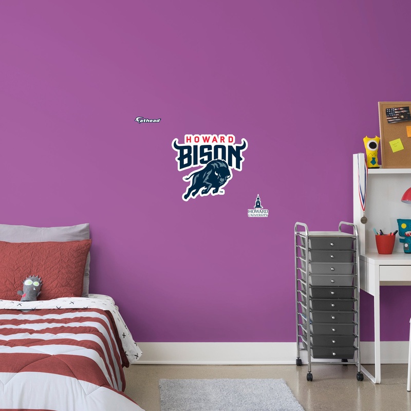 Howard University – RealBig Logo Collection – Official NCAA – Reusable Vinyl Wall Decals #2