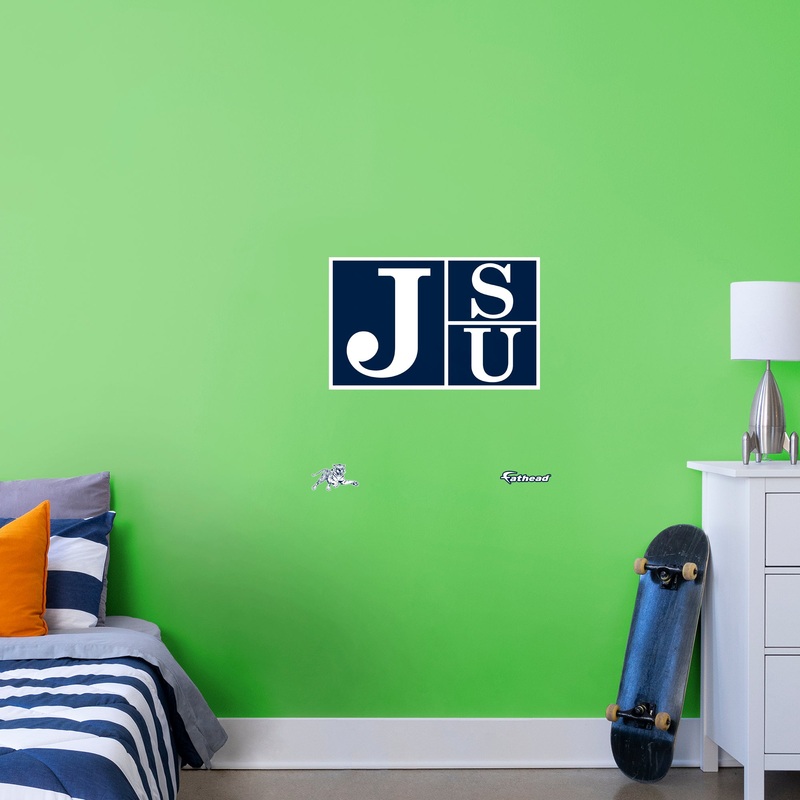 Jackson State University – RealBig Logo Collection – Official NCAA – Reusable Vinyl Wall Decals