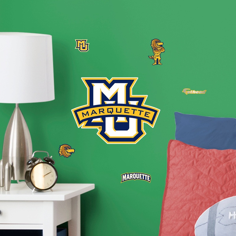 Marquette Golden Eagles – RealBig Logo Collection – Official NCAA – Reusable Vinyl Wall Decals #1