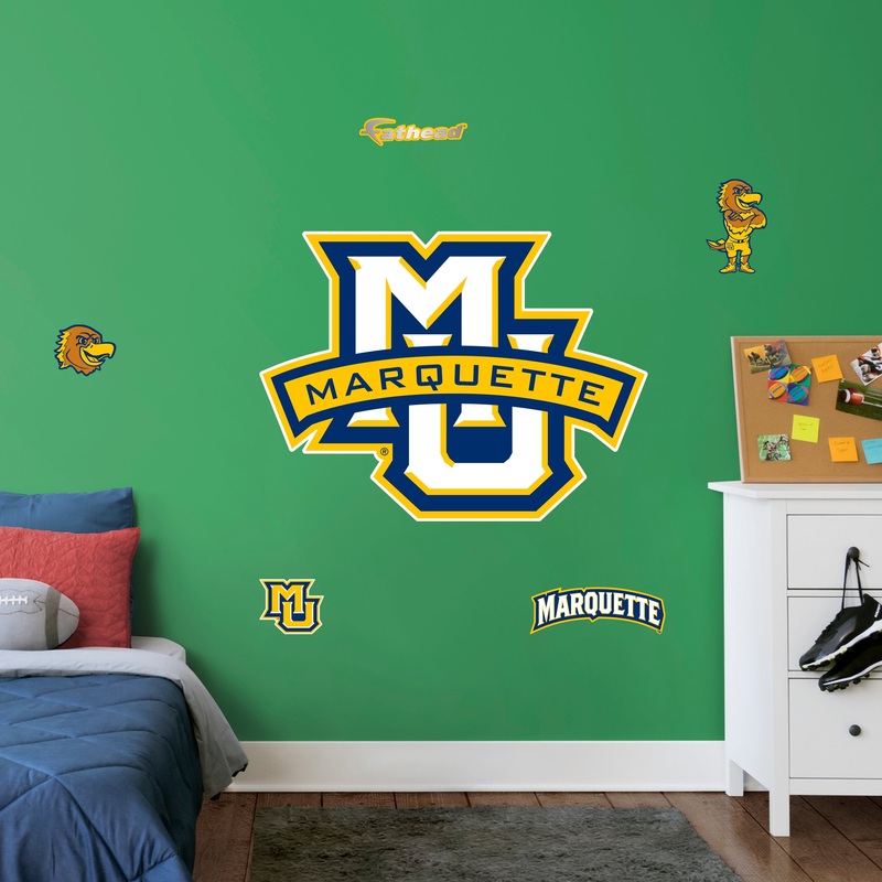 Marquette Golden Eagles – RealBig Logo Collection – Official NCAA – Reusable Vinyl Wall Decals #2