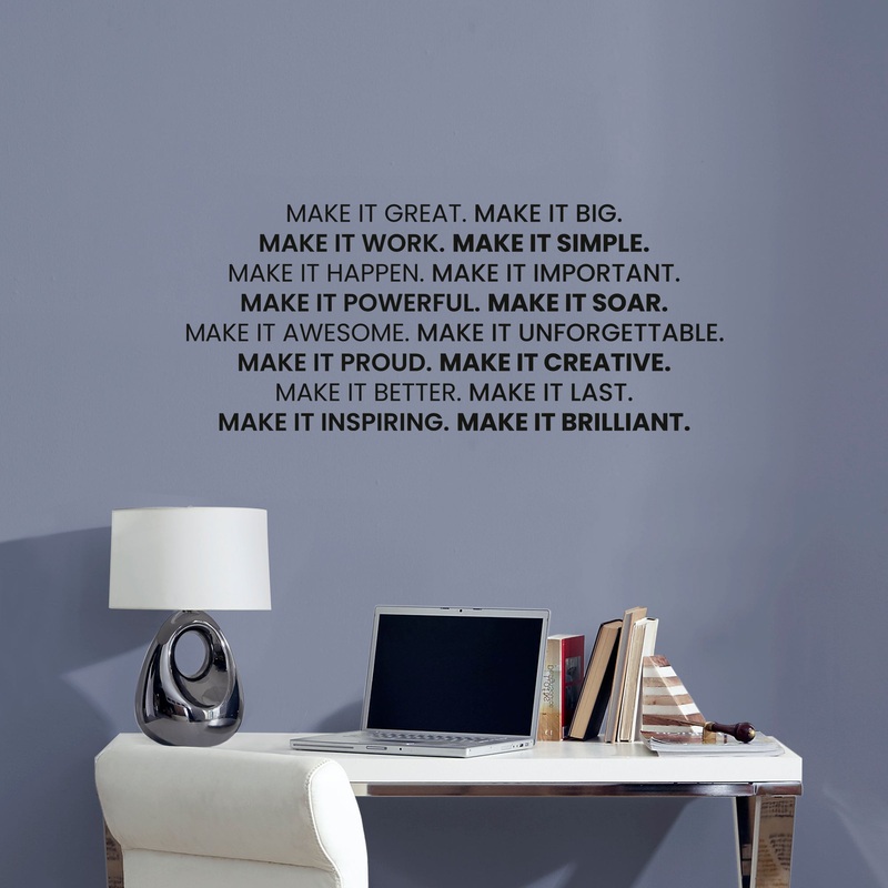 Pre-mask Make It  – Removable Wall Decal