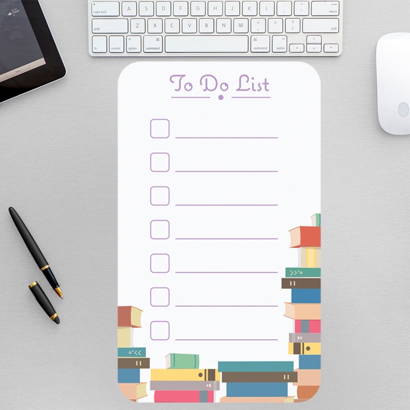 To Do List Books  – Removable Wall Decal