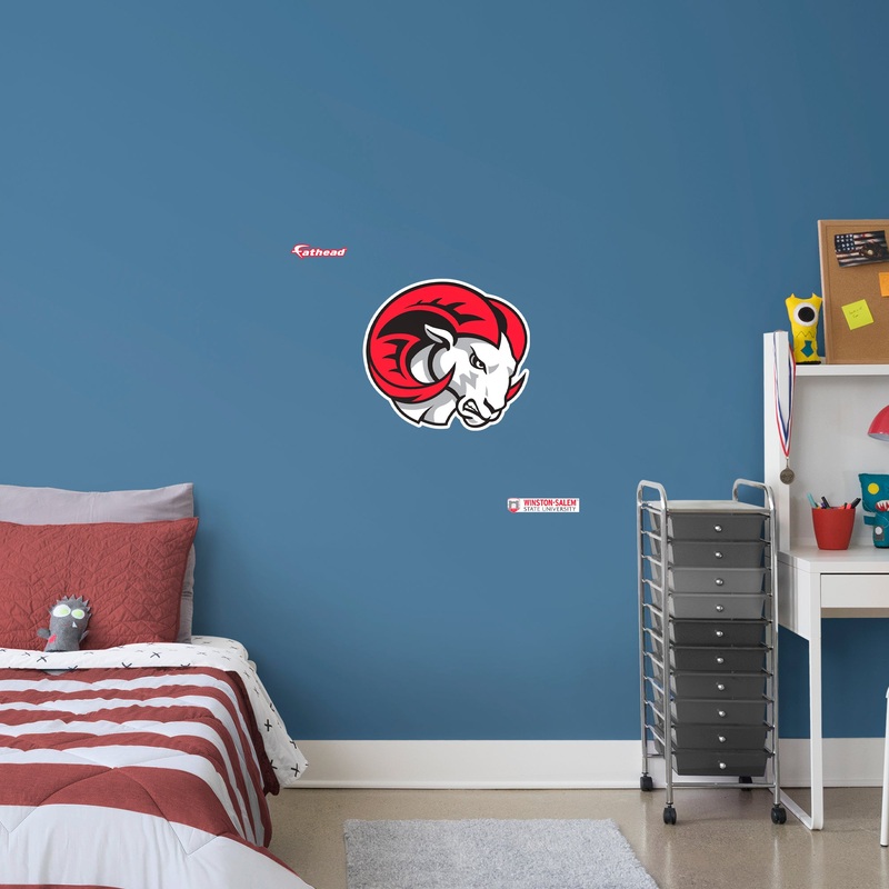Winston-Salem State University – RealBig Logo Collection – Official NCAA – Reusable Vinyl Wall Decals