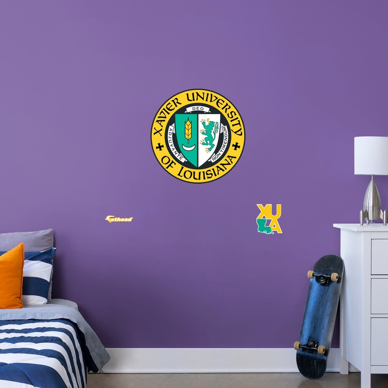 Xavier University of Louisiana – RealBig Logo Collection – Official NCAA – Reusable Vinyl Wall Decals