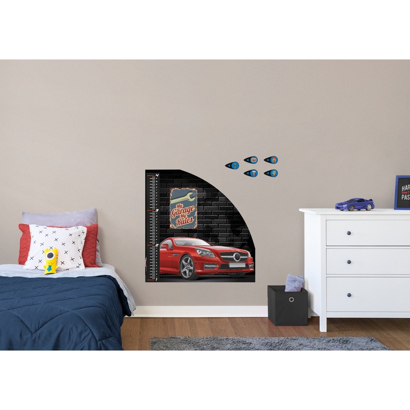 Automobile Growth Charts Hartop Convertible Car – Removable Wall Decal