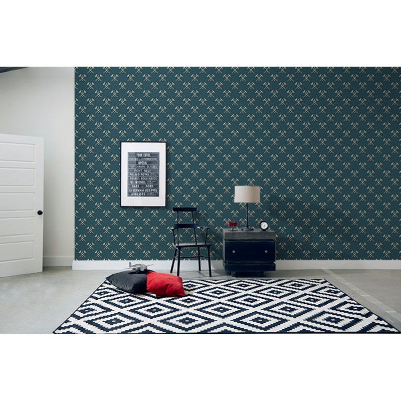 Hard Rock Croquet  – Peel & Stick Wallpaper