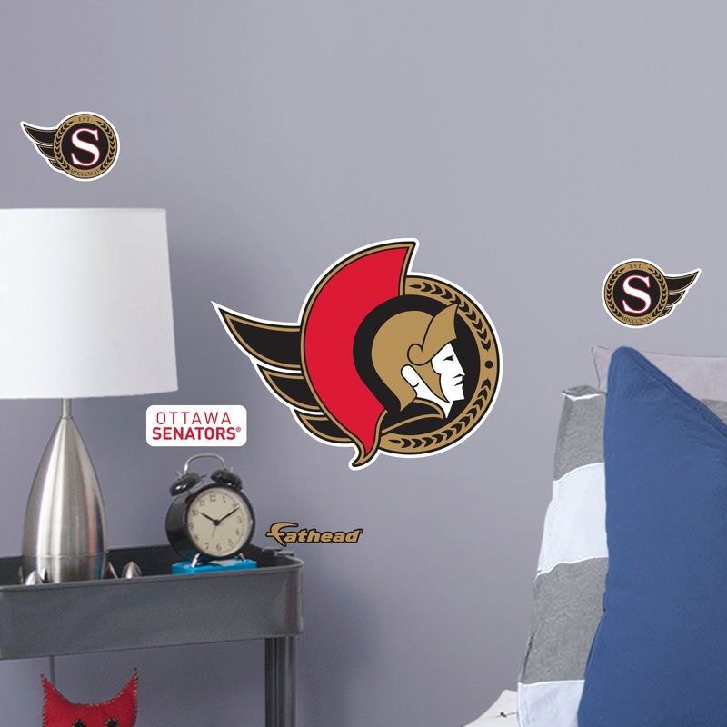 Ottawa Senators – RealBig Logo Collection – Official NHL – Reusable Vinyl Wall Decals #1