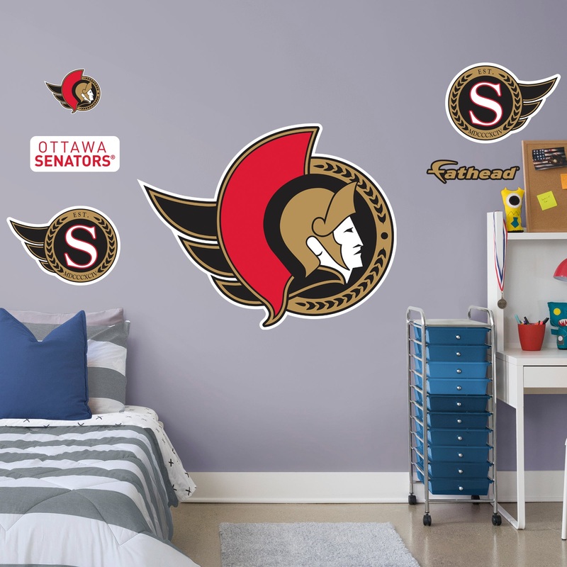 Ottawa Senators – RealBig Logo Collection – Official NHL – Reusable Vinyl Wall Decals #2
