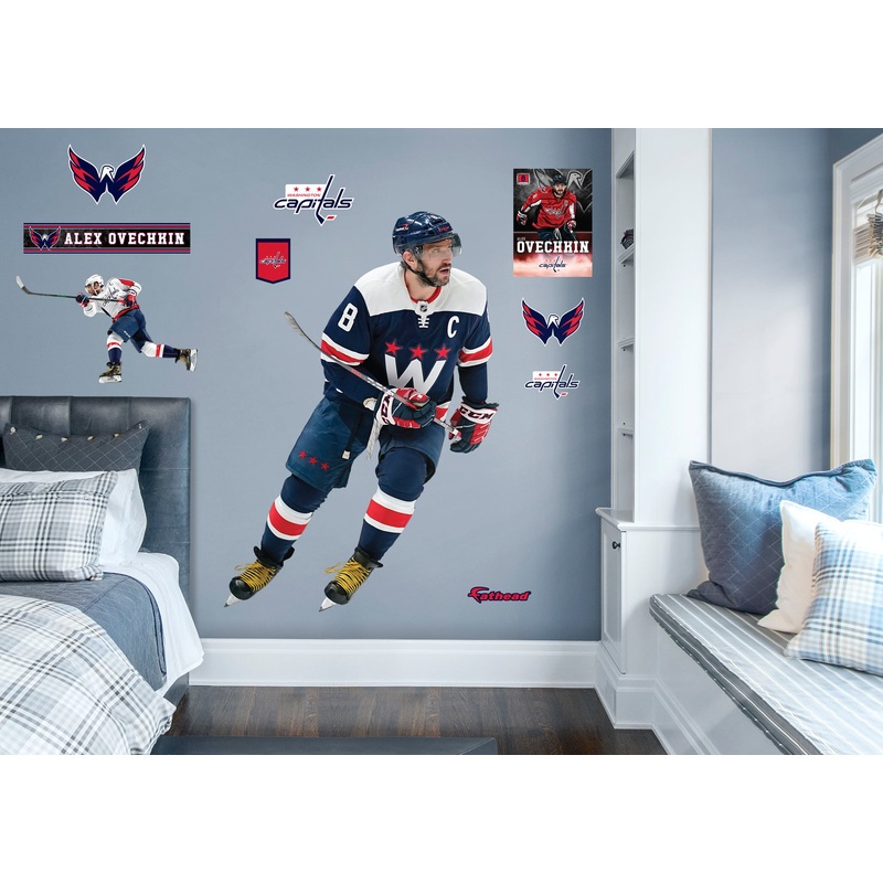 Alex Ovechkin – RealBig Collection – Official NHL – Washington Capitals – Reusable Vinyl Wall Decals #4