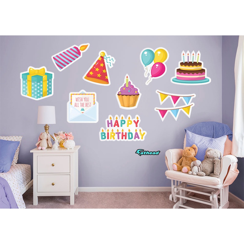 Birthday  Wish You all the Best Collection            Removable Wall   Adhesive Decal