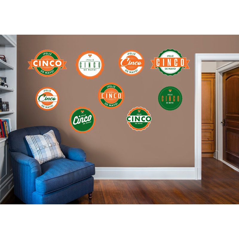 Cinco de Mayo  Feliz Collection            Removable Wall   Adhesive Decal