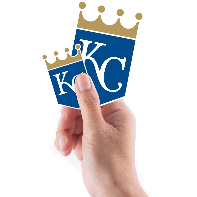 Kansas City Royals – 5 Logo Minis (Mixed Sizes) – Official MLB – Reusable Vinyl Decals #1