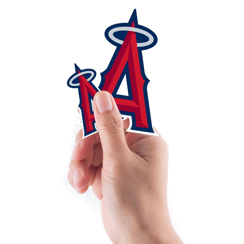 Los Angeles Angels – 5 Logo Minis (Mixed Sizes) – Official MLB – Reusable Vinyl Decals
