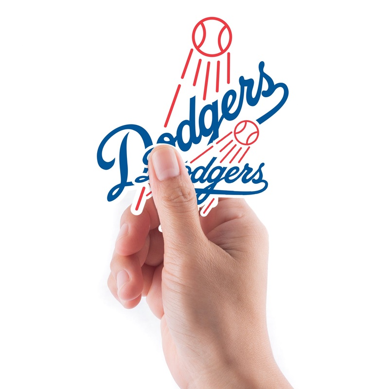 Los Angeles Dodgers – 5 Logo Minis (Mixed Sizes) – Official MLB – Reusable Vinyl Decals