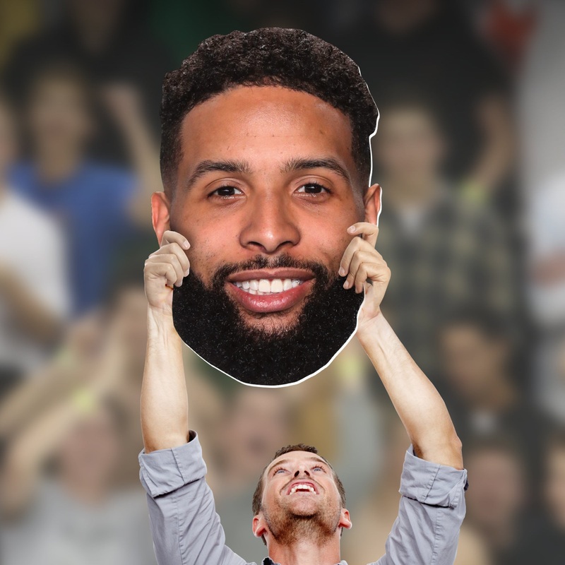 Odell Beckham Jr. – Big Head – Official NFL – Miami Dolphins – Foam Core Cutout