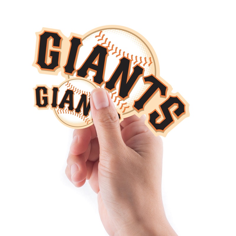 San Francisco Giants – 5 Logo Minis (Mixed Sizes) – Official MLB – Reusable Vinyl Decals