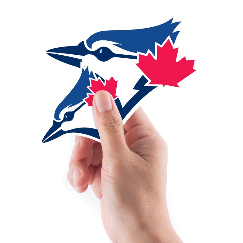 Toronto Blue Jays – 5 Logo Minis (Mixed Sizes) – Official MLB – Reusable Vinyl Decals