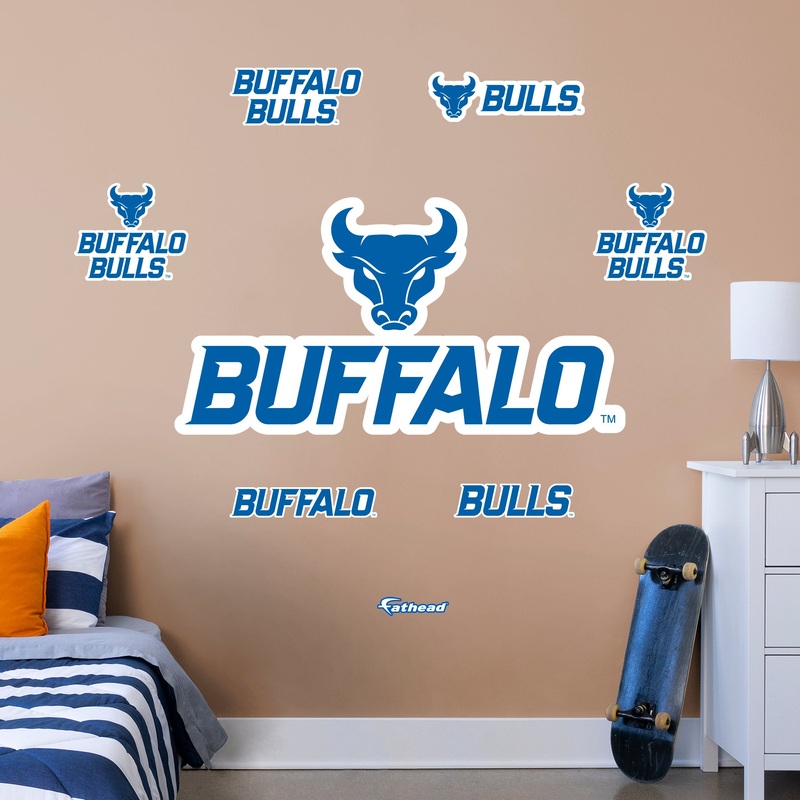 U of Buffalo – RealBig Logo Collection – Official NCAA – Reusable Vinyl Wall Decals