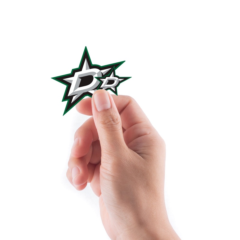 Dallas Stars – 5 Logo Minis (Mixed Sizes) – Official NHL – Reusable Vinyl Decals