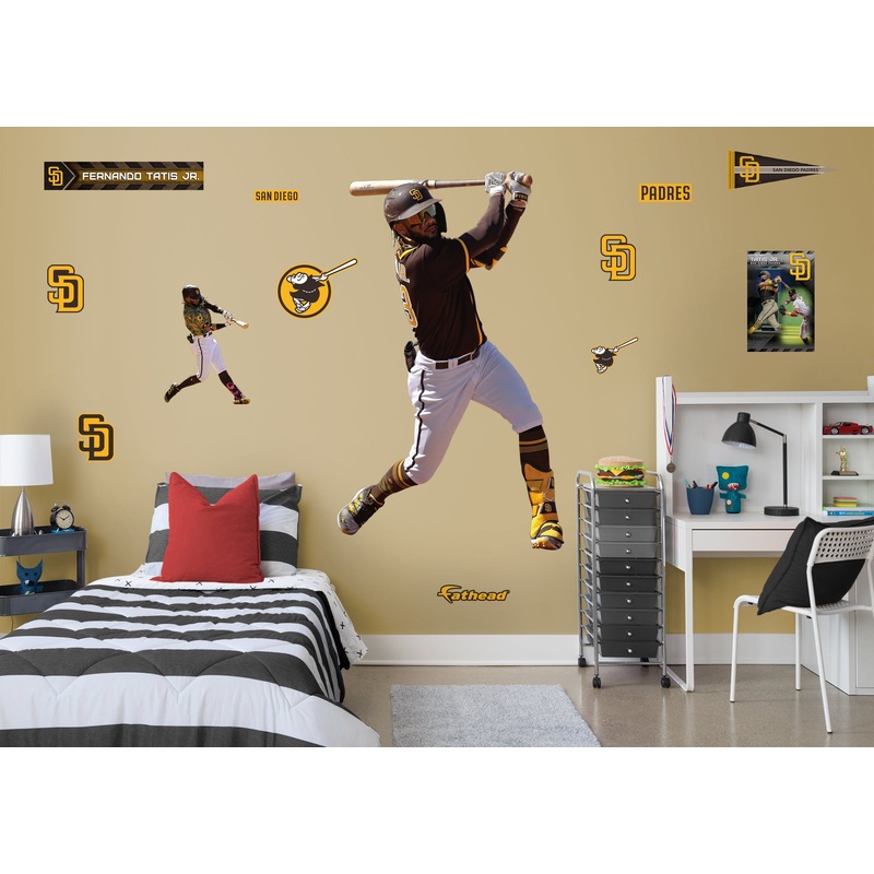 Fernando Tatis Jr. – RealBig Collection – Official MLB – San Diego Padres – Reusable Vinyl Wall Decals #1