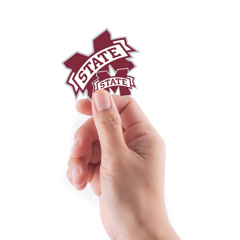 Mississippi State Bulldogs – 5 Logo Minis (Mixed Sizes) – Official NCAA – Reusable Vinyl Decals