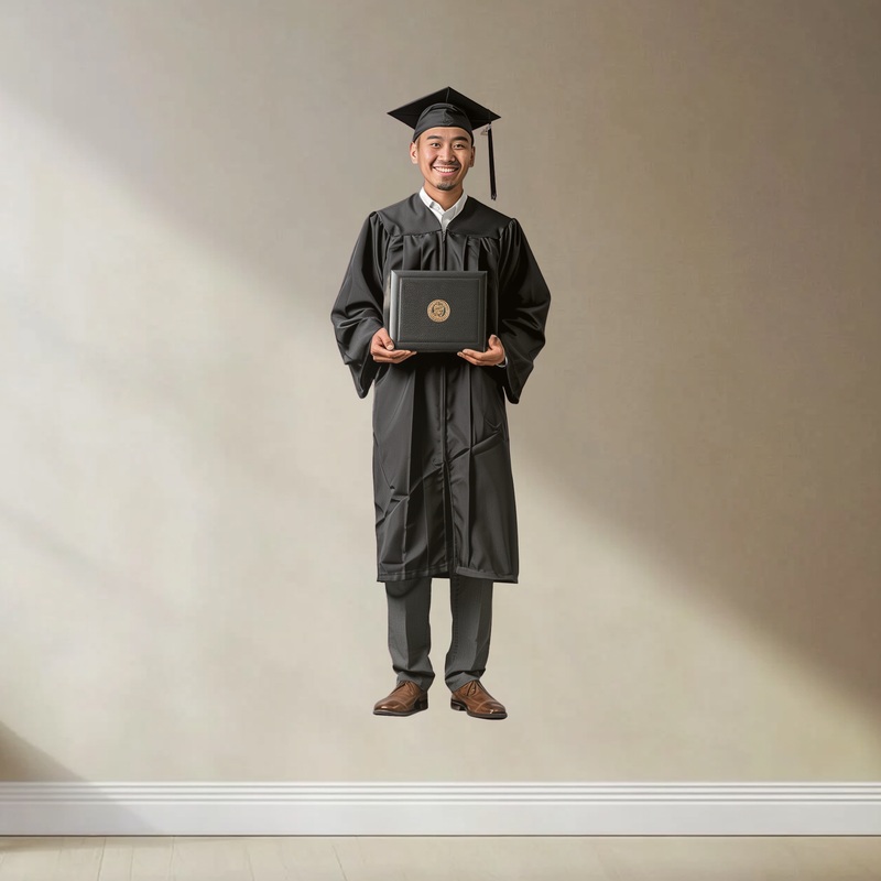 Custom – Graduation Die-Cut RealBig – Reusable Vinyl Wall Decal